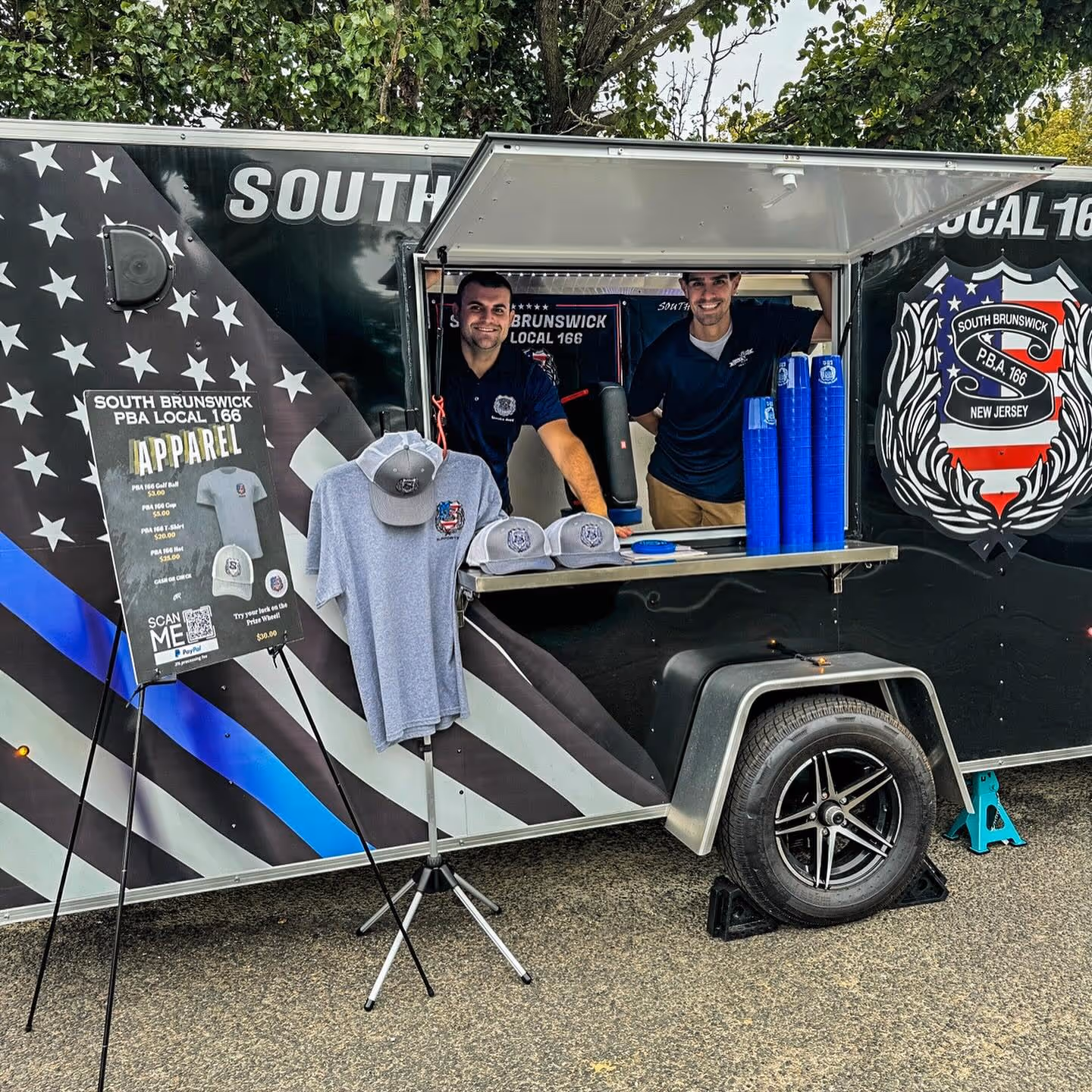 South Brunswick officers at community event