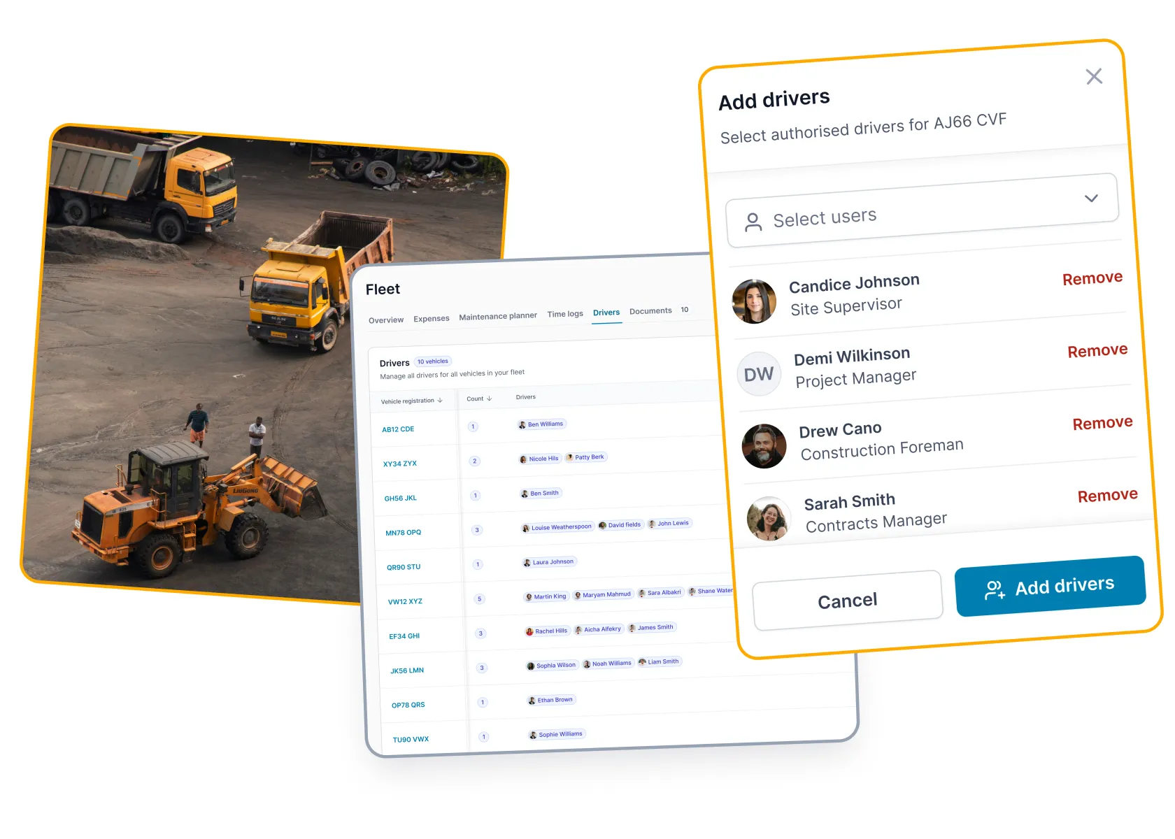 Fleet booking blocked when a driver lacks approval.
