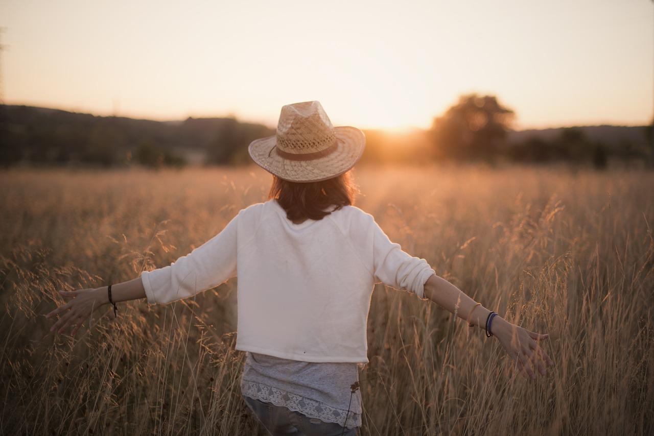 Free Sunset Woman photo and picture