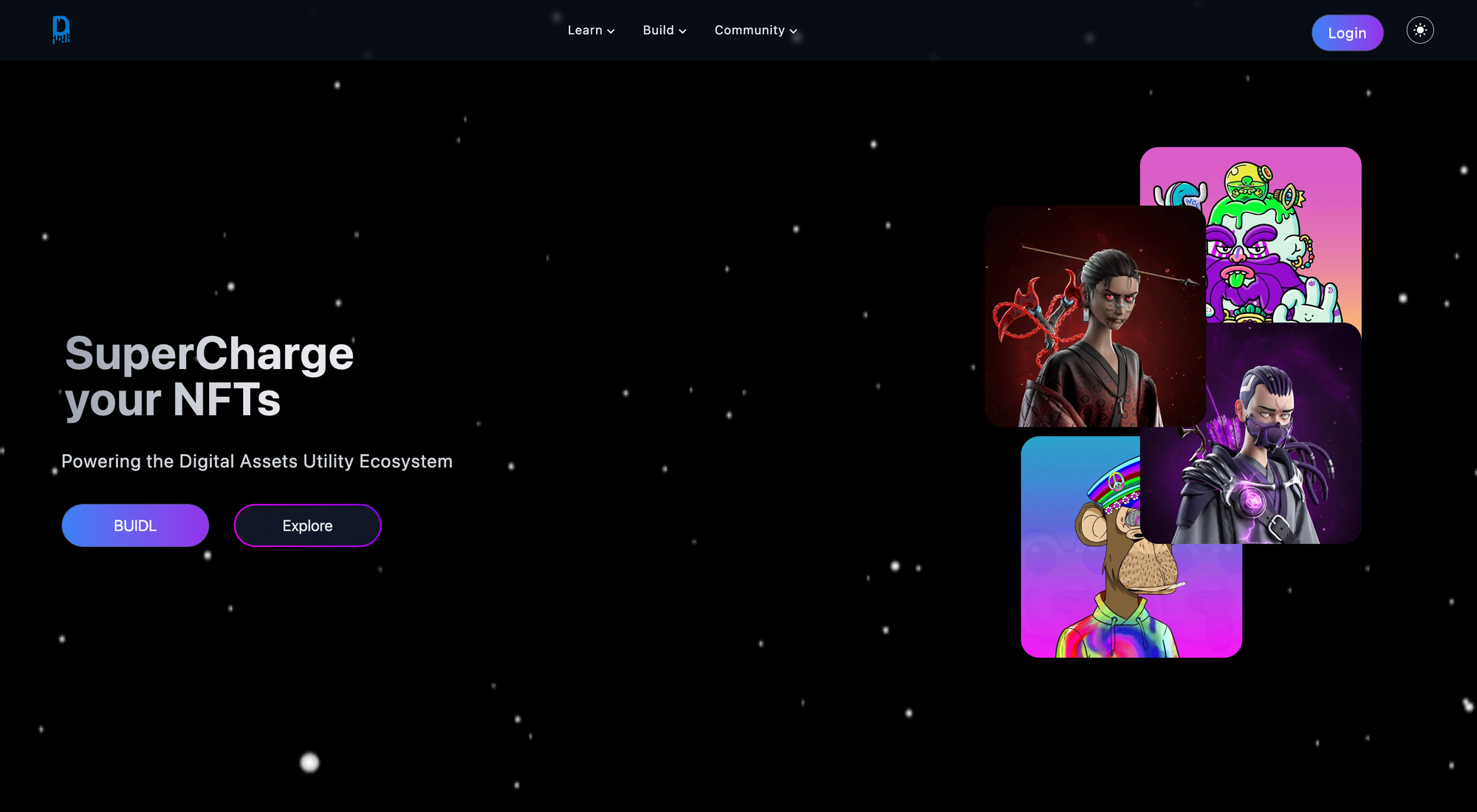 Connect your wallet to DripVerse, then click BUIDL.