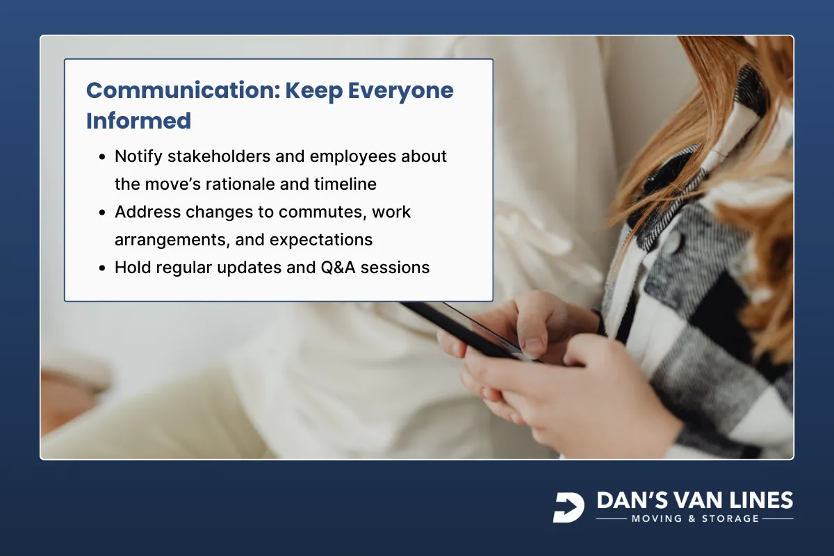 Communicate Early and Often for Office Moves