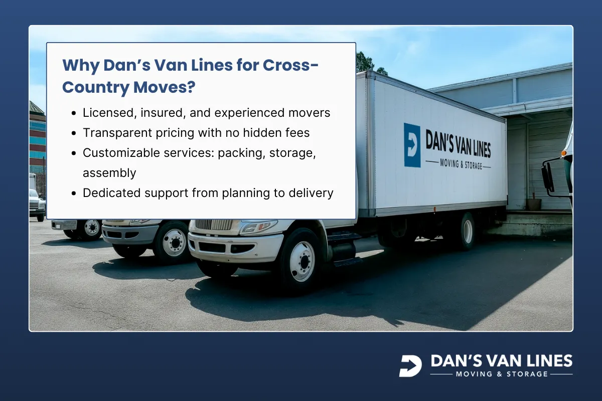 Why Choose Dan’s Van Lines for Your Cross-Country Move