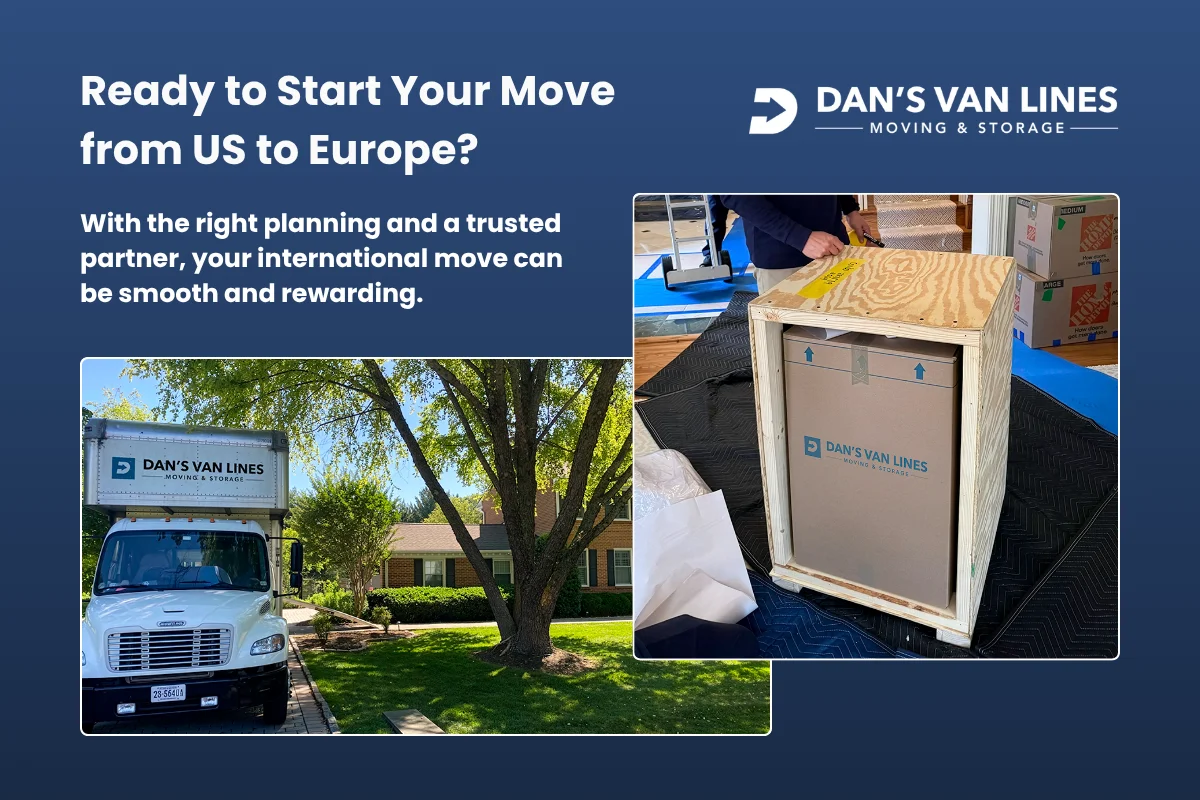 Ready to Start Your Move from US to Europe