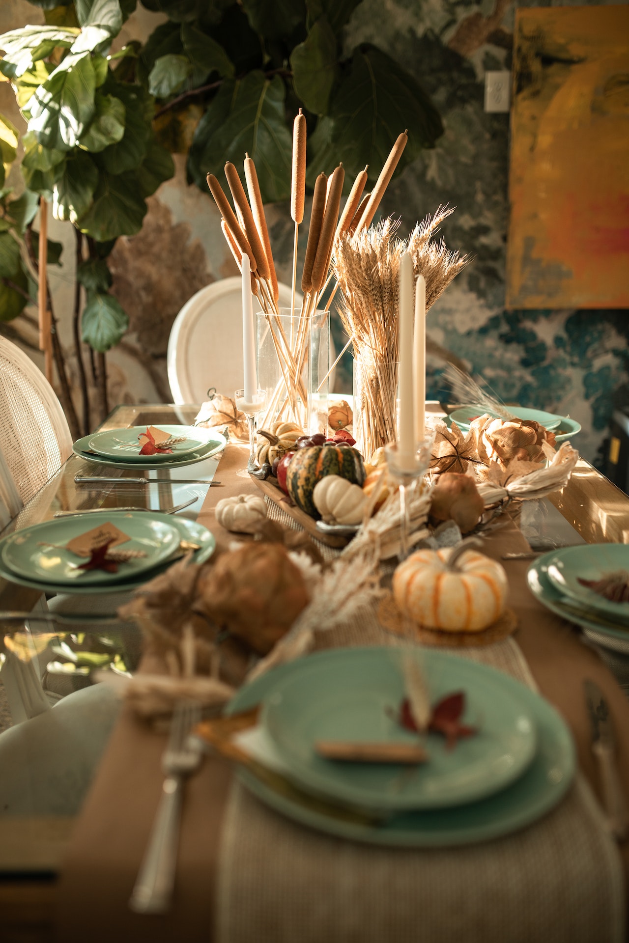 how to set a table for thanksgiving