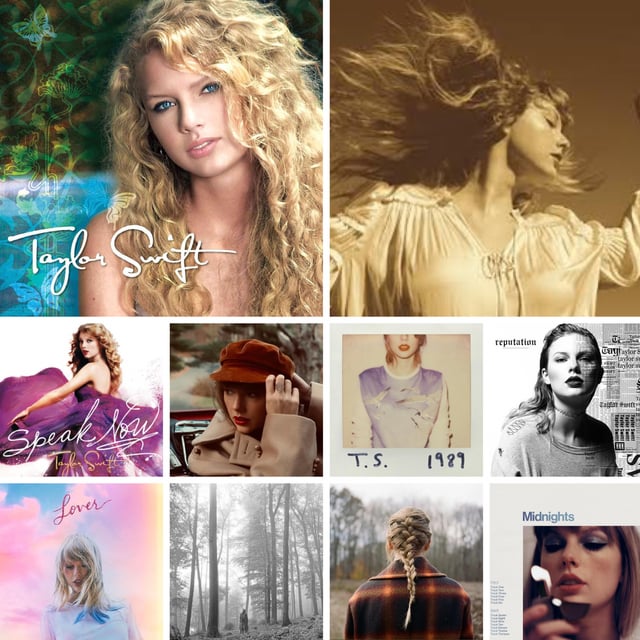 r/TaylorSwift - what's your favorite Taylor swift album cover?
