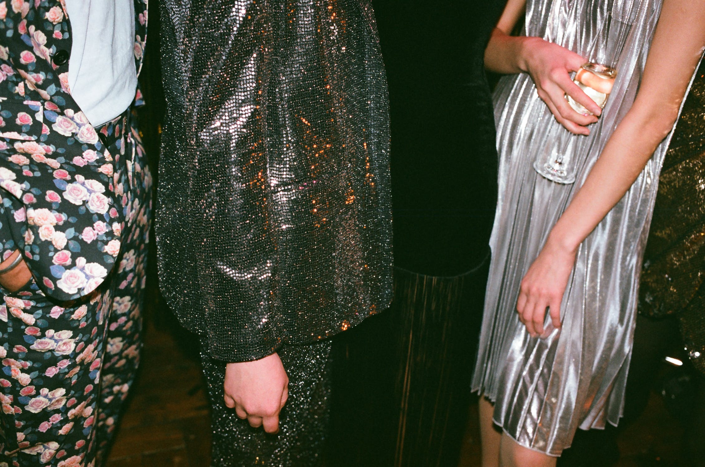 four sparkly festive outfits for New Year's Eve