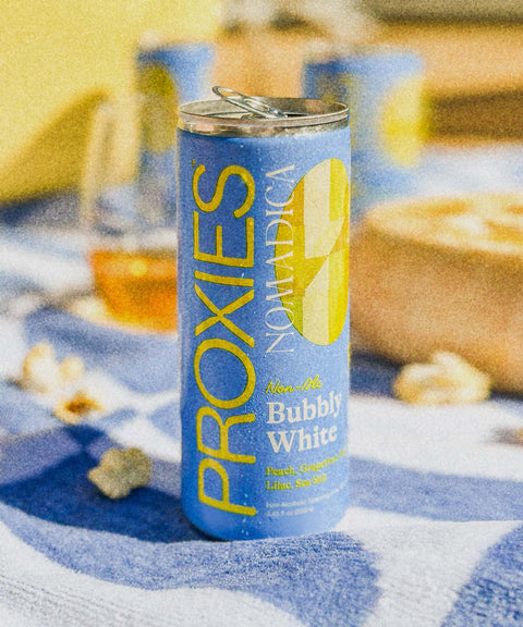 Nomadica x Proxies Non-Alc Bubbly White 250mL, 6 cans x 250mL ea