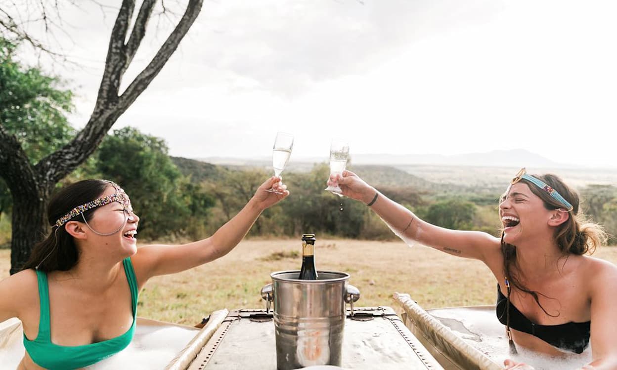 Sophia Li at Cottar's Safari Camp