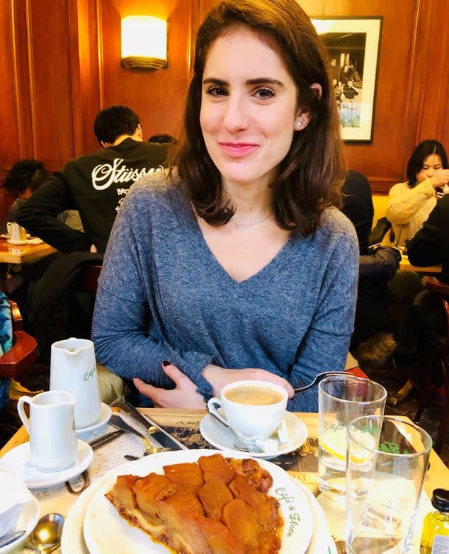 Juliette at Cafe de Flore
