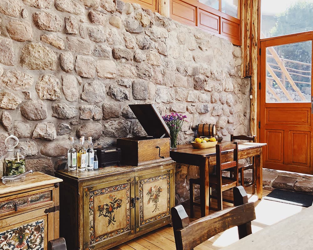 The dining room at El Balcon