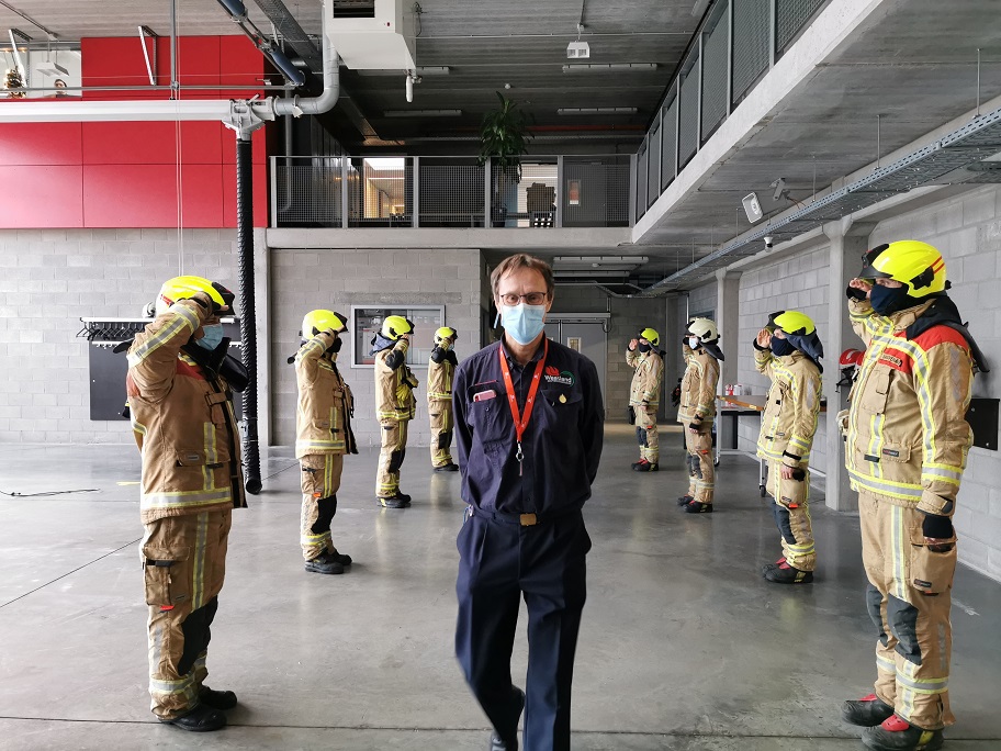 Zonecommandant Marc Vande Velde neemt na 36 jaar afscheid van de brandweer