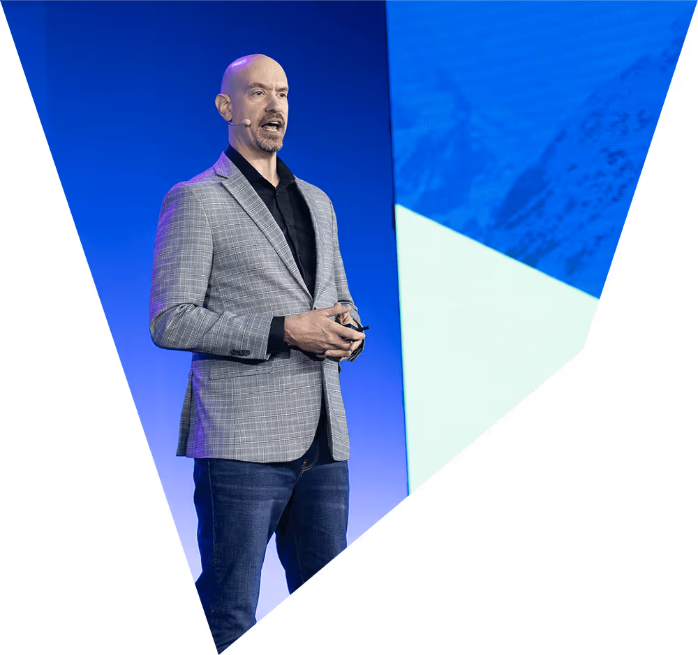 Andrew speaking at the HAS 24 conference