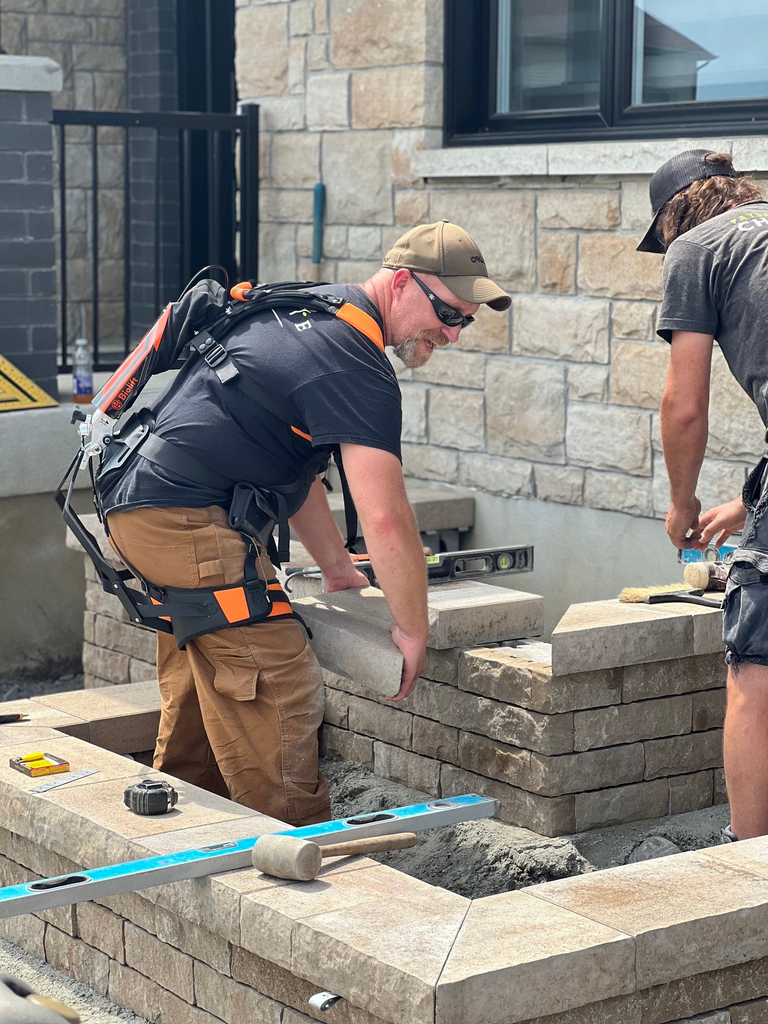 worker using biolift exoskeleton