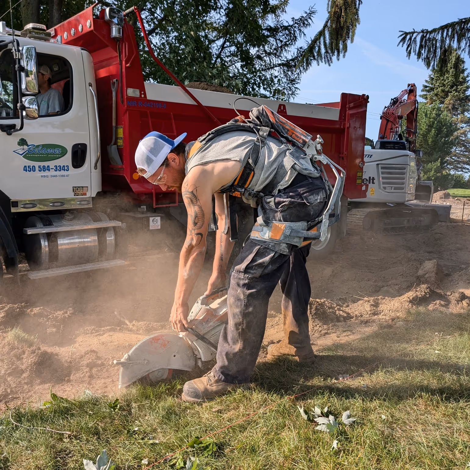 worker using biolift exoskeleton