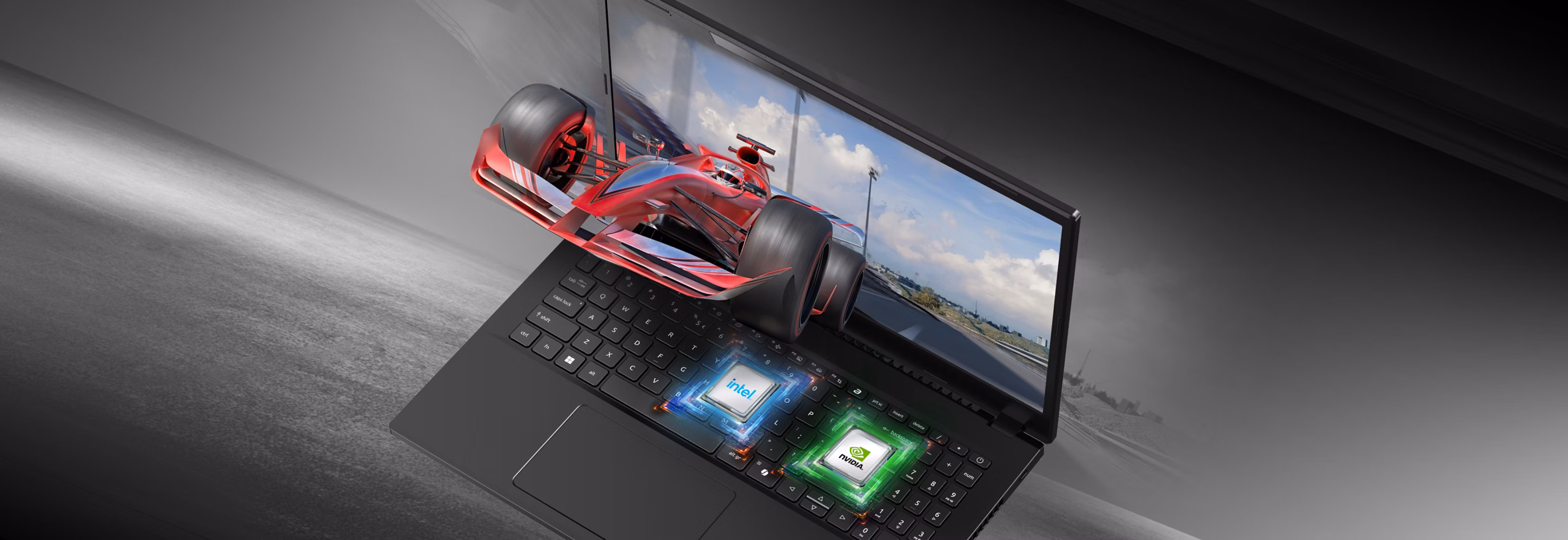 Showing 3d model on 3D display powered by Intel and Nvidia chip