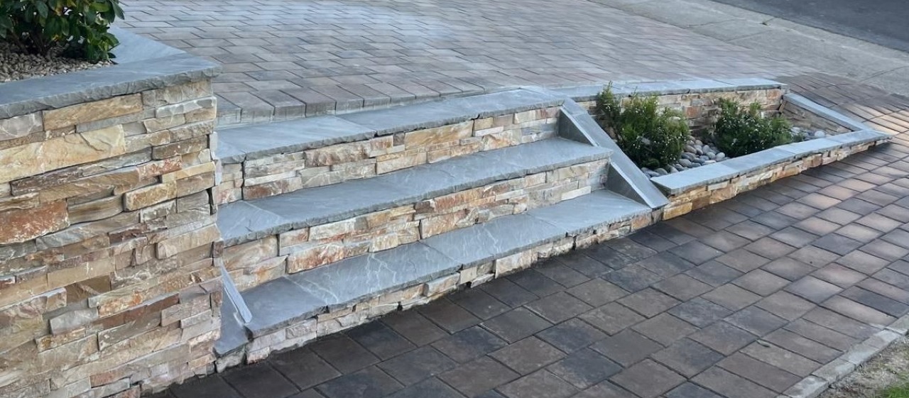 Hardscape installation