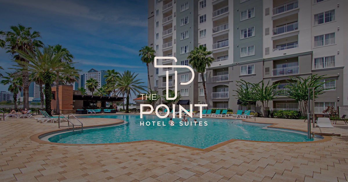The Point Hotel & Suites in a prime location