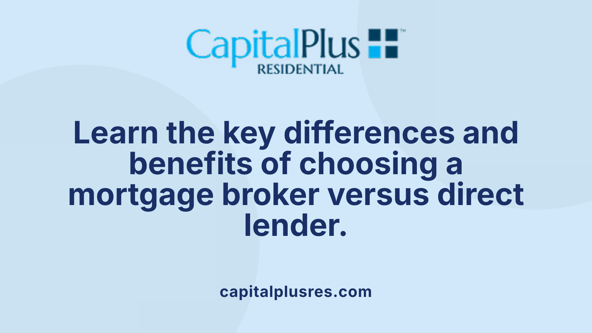Learn the key differences and benefits of choosing a mortgage broker versus direct lender.