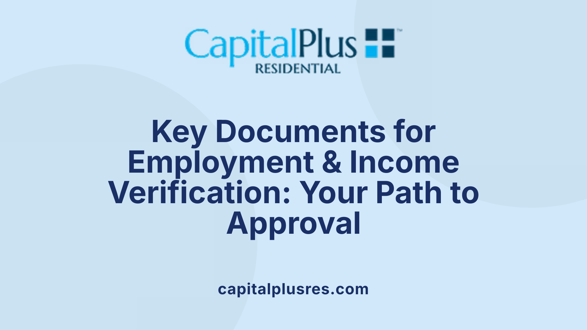 Key Documents for Employment & Income Verification: Your Path to Approval