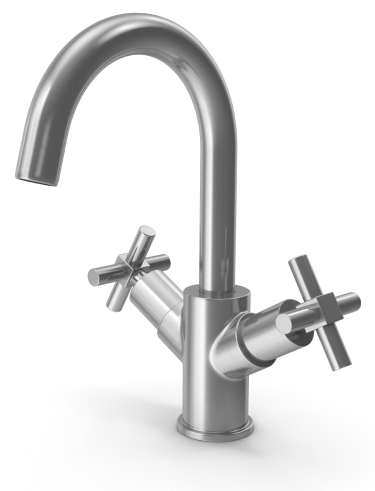 3D model of faucet