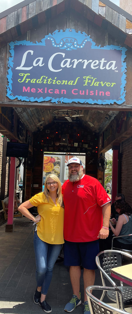 Ashley Castella, LaCarreta, Ponchatoula and Ryan Barker, executive director of Chappapeela Sports Park