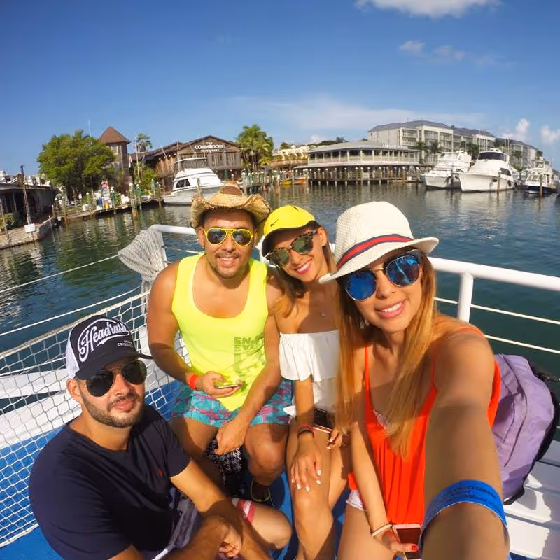 Friends taking a selfie in Old Key West