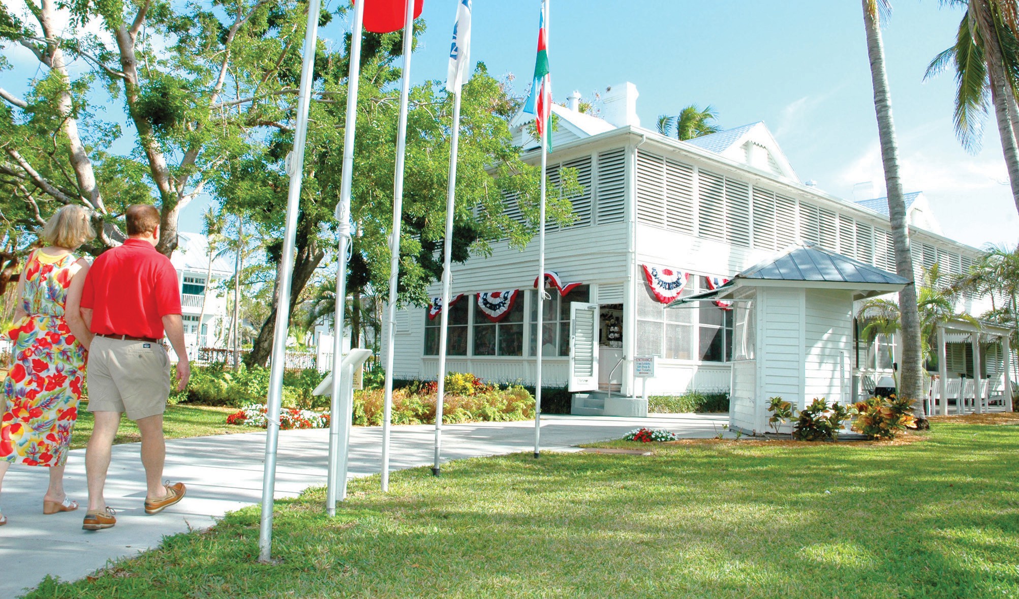 Visiting Truman Little White House in Key West