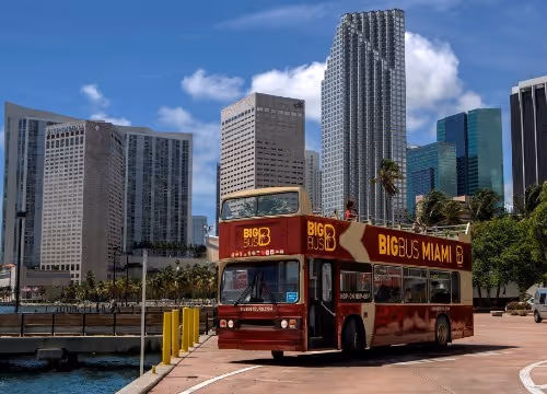 Recorrido privado en autobús de dos pisos por Miami