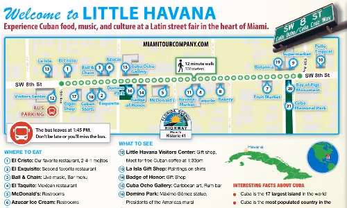 Esplora Little Havana: una mappa locale del quartiere cubano di Miami