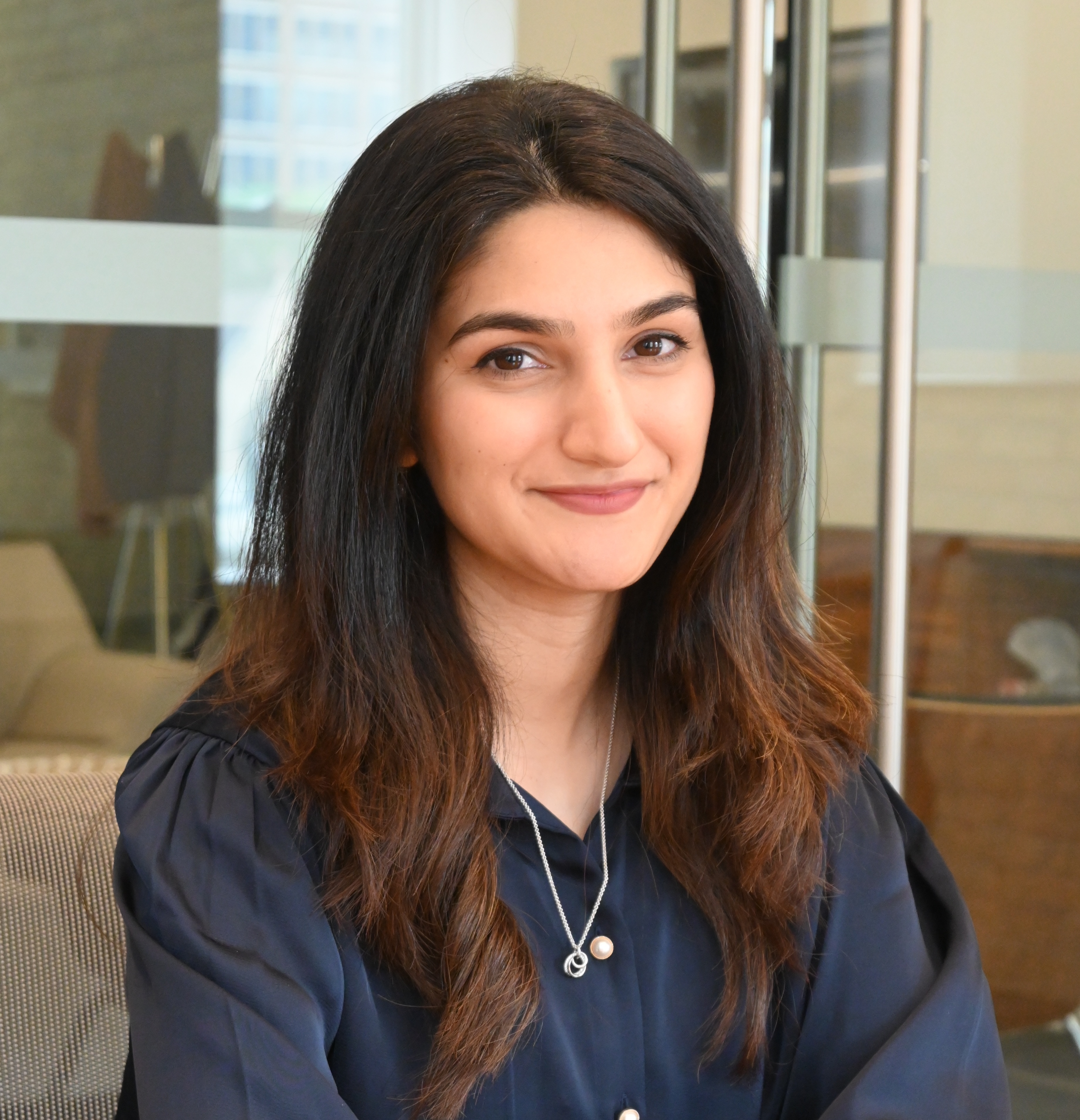 Arooj in the boardroom 