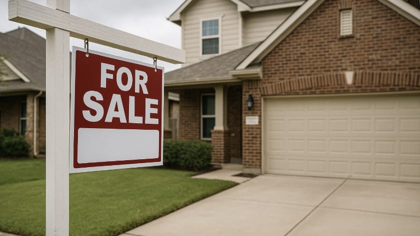 US home delistings +45.5% housing frozen