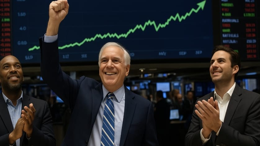 S&P 500 record 6901 Dow record financials materials