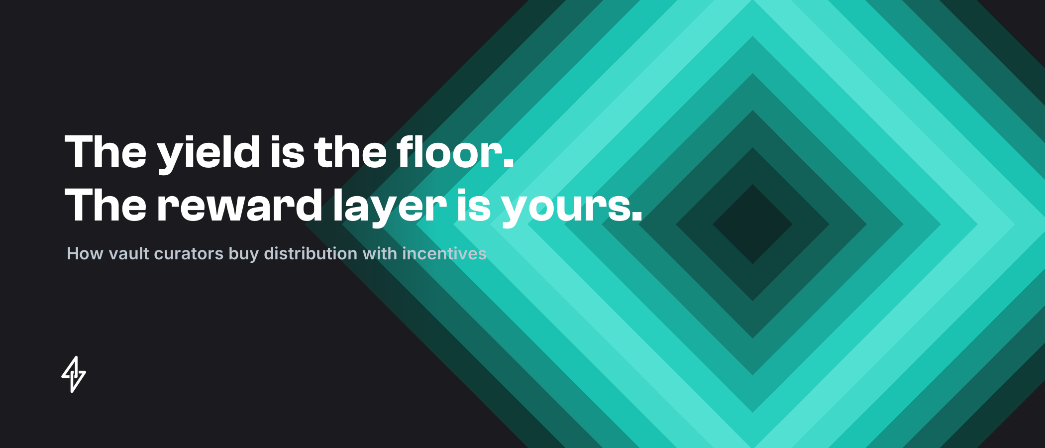 The yield is the floor. The reward layer is yours.