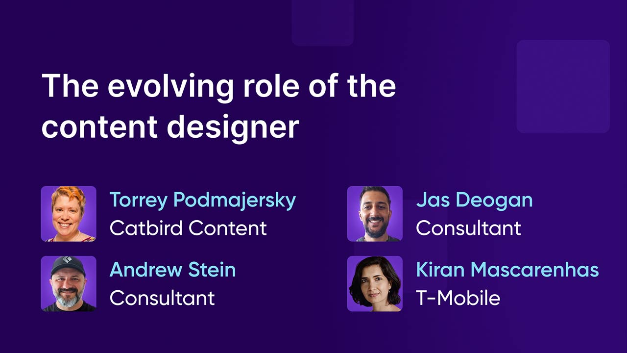 The evolving role of the content designer