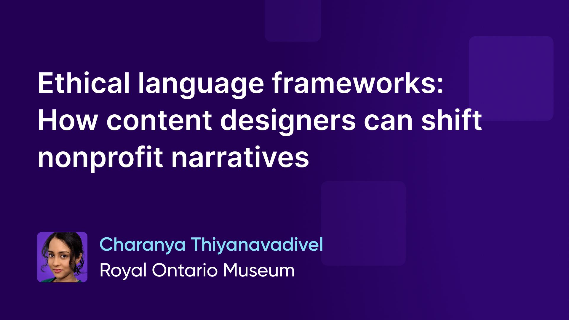 Ethical language frameworks: How content designers can shift nonprofit narratives