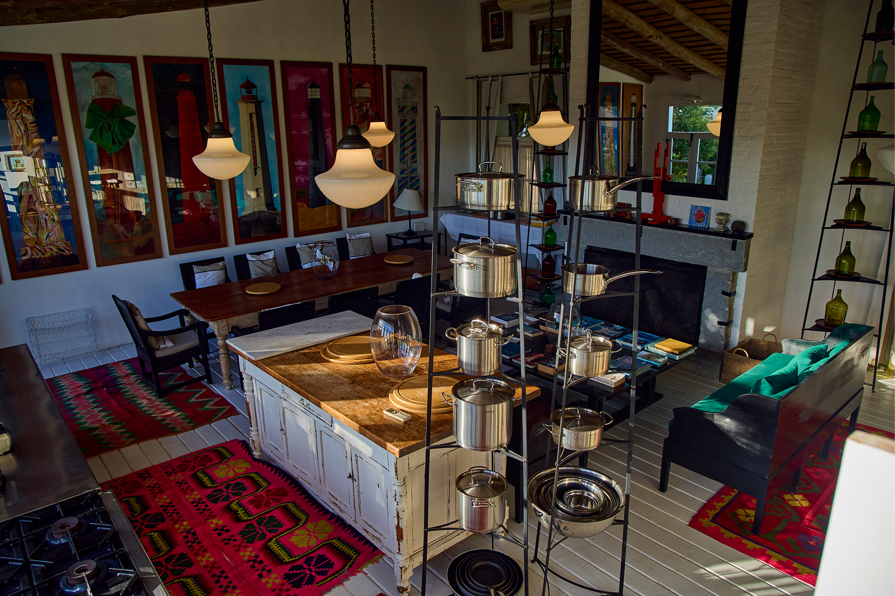 Aerial View of a kitchen