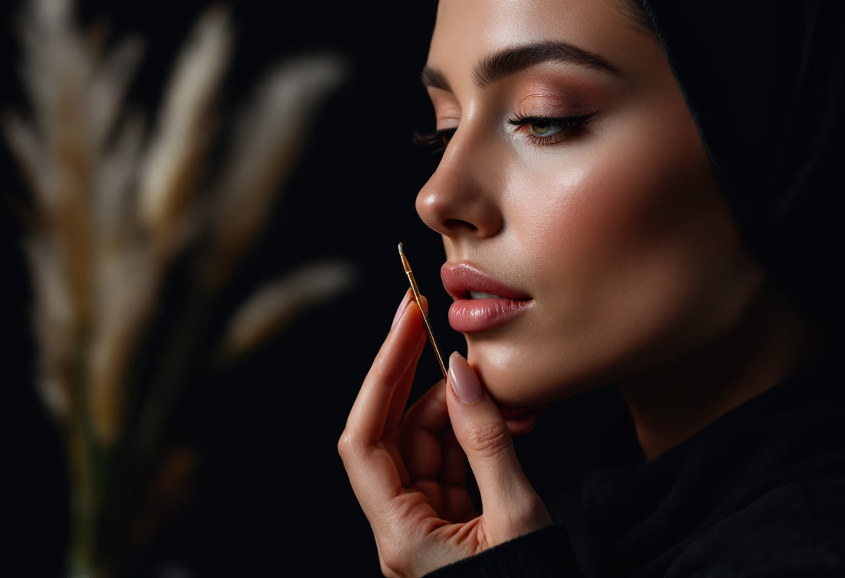 image of individual beautician at work