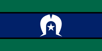 The Torres Strait Islander flag 