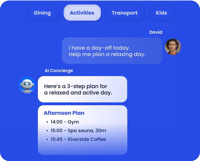 a screenshot of a chat