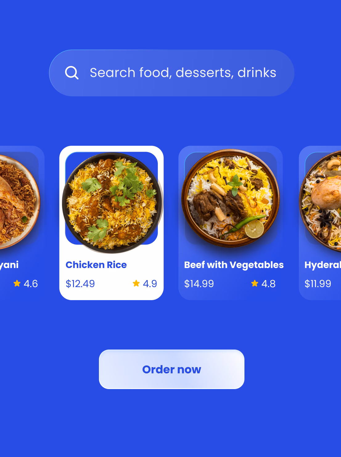 a screenshot of a menu
