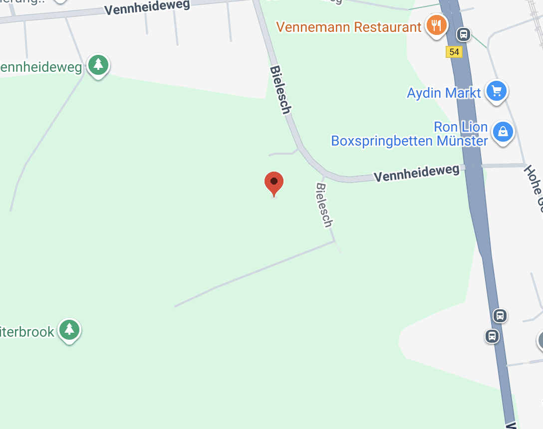 Screenshot einer Karte - Vennheideweg 11 Münster