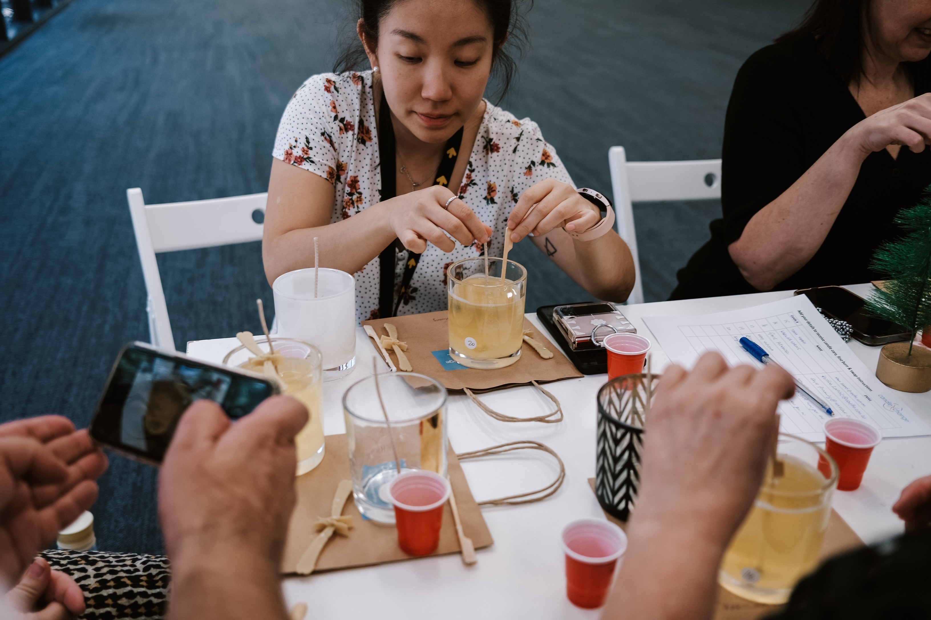 Candle Making at 3 Richardson Place!