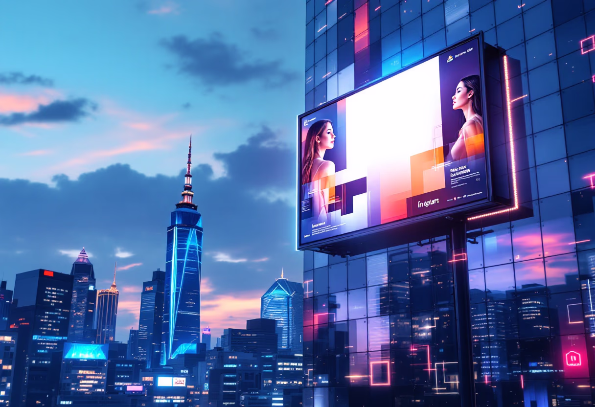 [digital project] image of a past client project - scenario 2 on a billboard