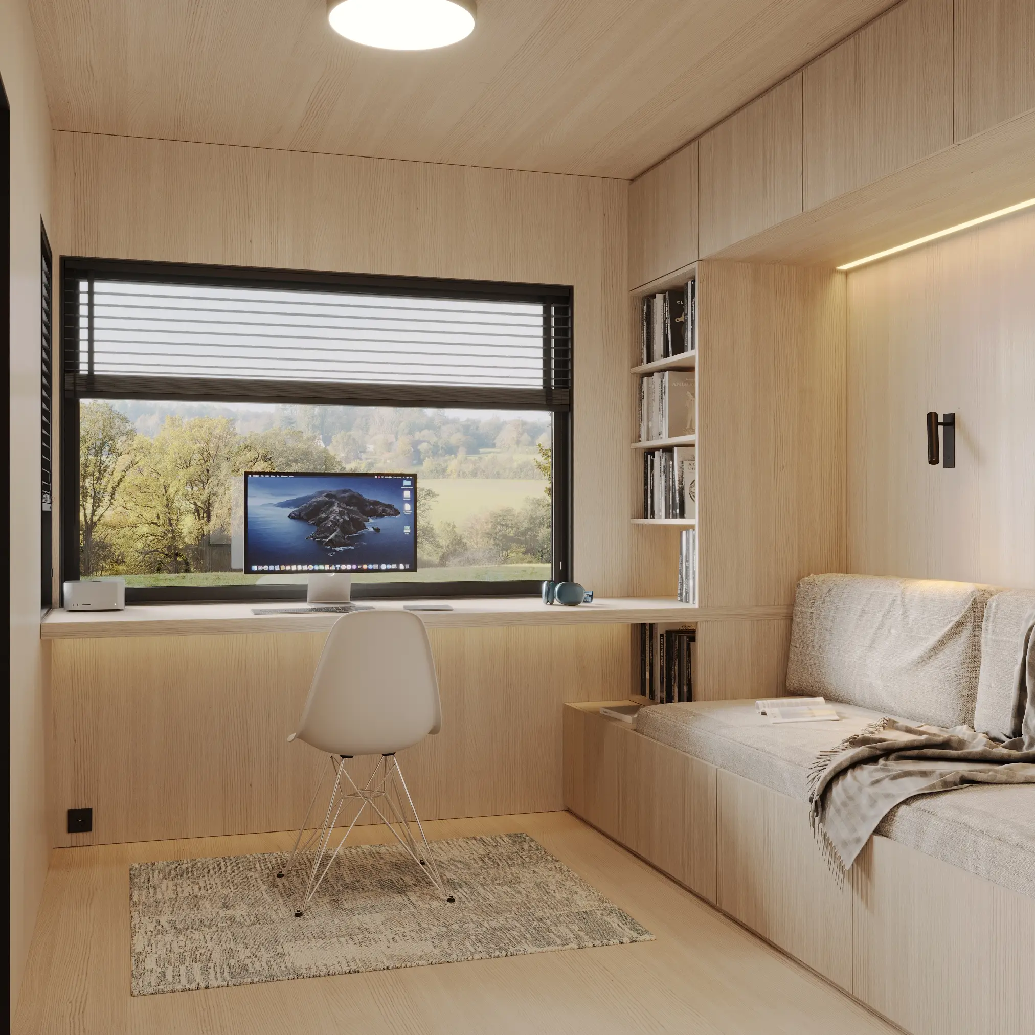 tenfold zahradní domek přírodní kancelář