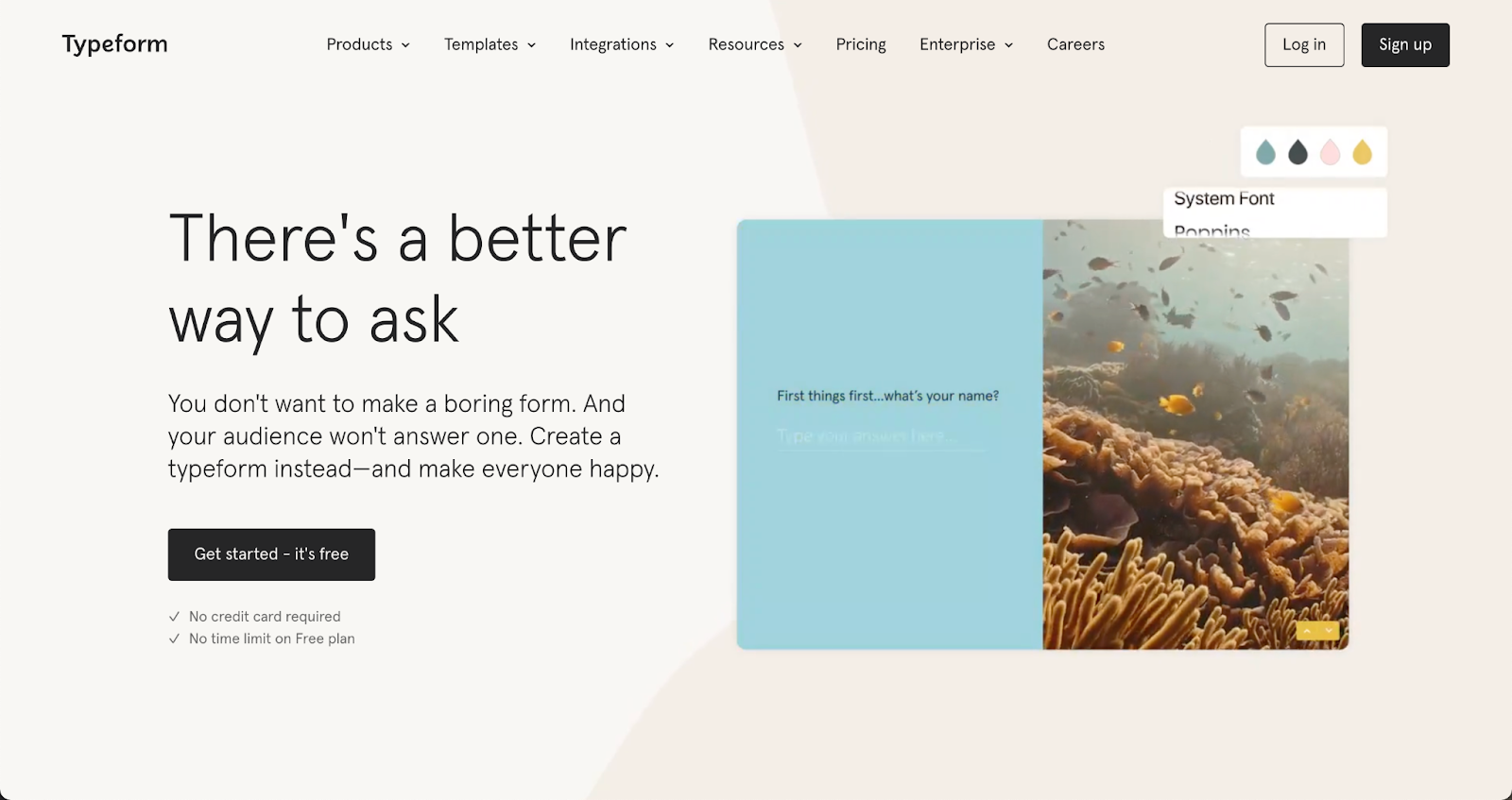 Typeform für Webflow
