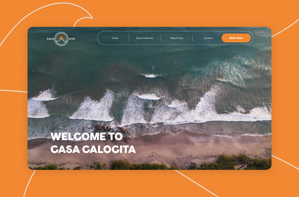 Webflow Website Beispiel: Casa Calocita