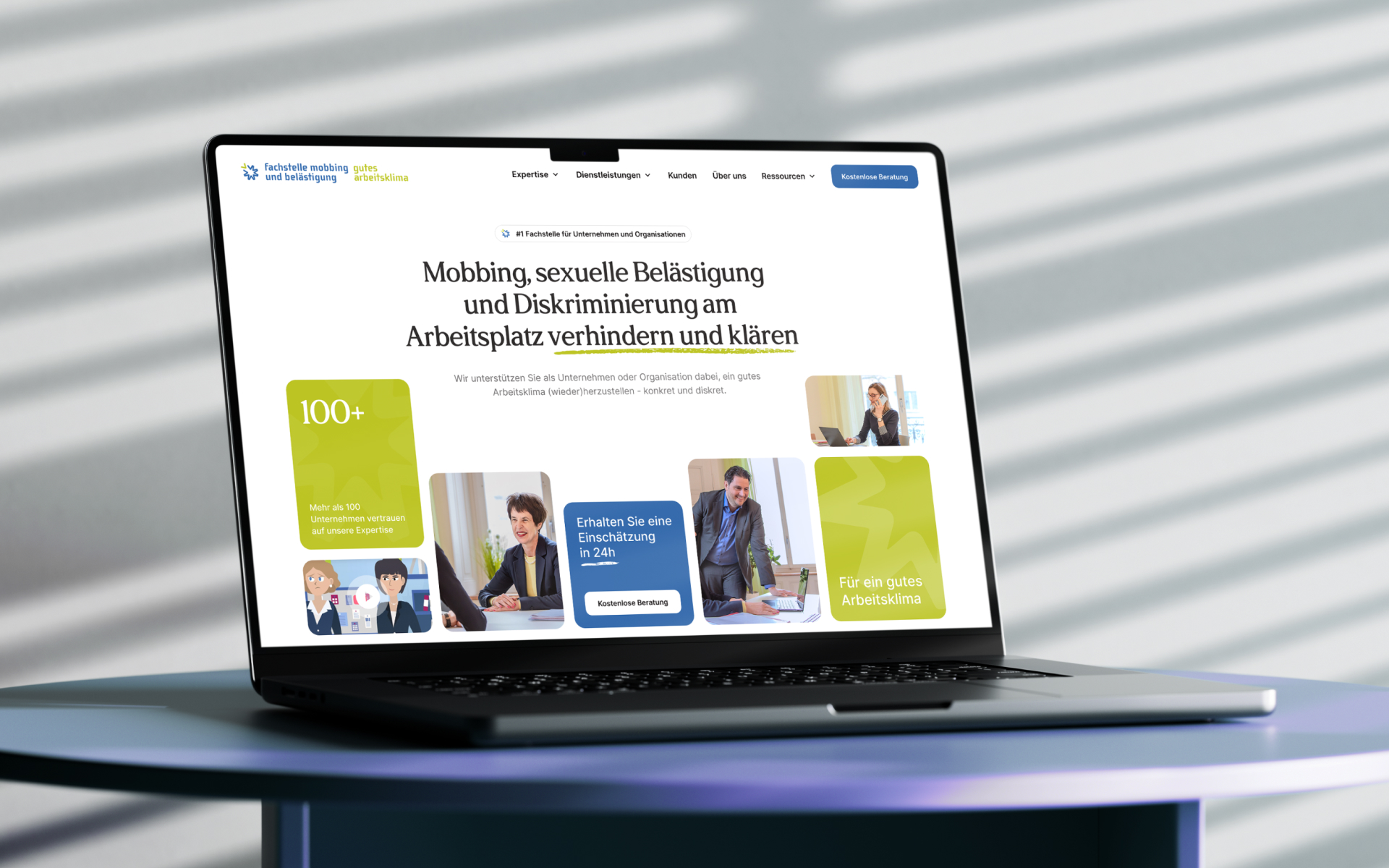 Komplettes Portal für die Fachstelle Mobbing