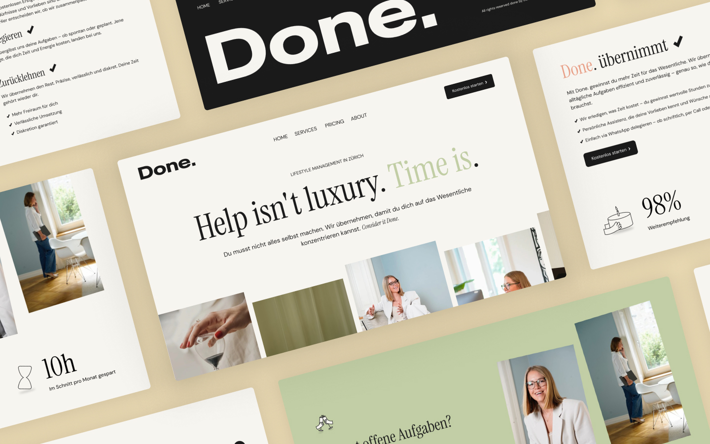 Full Service Projet für Personal Assistant Startup