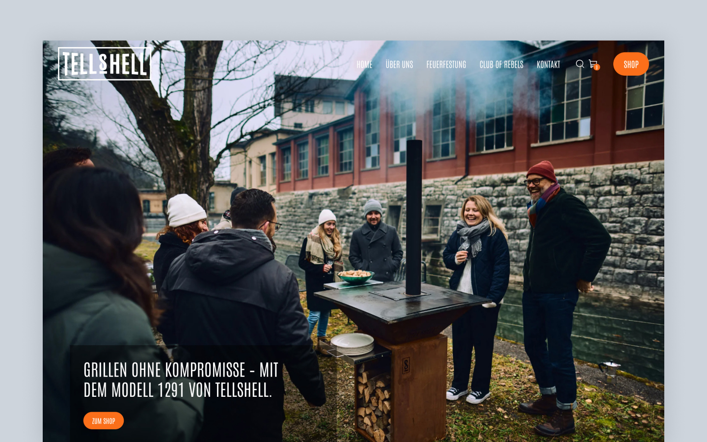 Custom Shopify Store für Schweizer Grill Marke