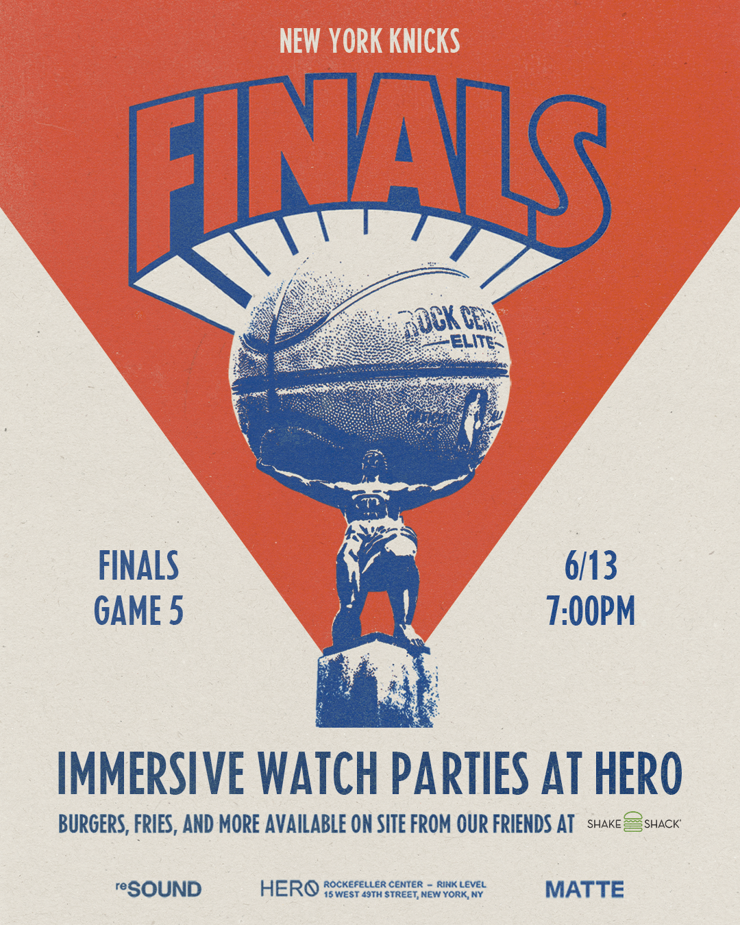 Knicks Watch Party — Games 1–5